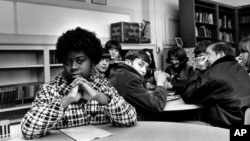 FILE - Linda Brown Smith, date and location unknown. Smith was a third grader when her father started a class-action suit in 1951 of the Brown v. Board of Education of Topeka, Kansas, which led to the U.S. Supreme Court's 1954 decision against school segregation (AP Photo) 