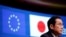 FILE - Japanese Prime Minister Fumio Kishida attends a press conference during a EU-Japan summit, in Brussels, Belgium, July 13, 2023. North Korea and China are watching for possible regional impacts from Japan's recent enhanced security cooperation with Germany.