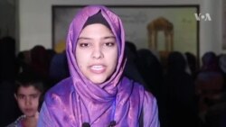 شکایت دو تن از دختران جوان رای دهنده از روند انتخابات در مزار شریف