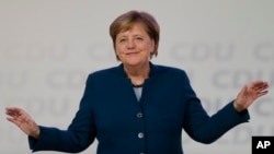 德国总理默克尔。（2918年12月7日）