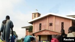 Le centre pour maladie mentale de l’hôpital de Bouaké, Côte d’Ivoire, 12 octobre 2002.