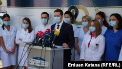 Arhiv - Branislav Zeljković tokom konferencije za novinare, septembar 2020.