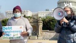 ტაქსის მძღოლებმა ვაშინგტონში აქცია გამართეს