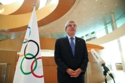 Presiden IOC, Thomas Bach di Lausanne, Switzerland, 25 Maret 2020. (Foto: dok).