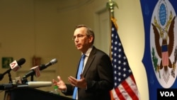 លោក​ Scot Marciel ​ឯក​អគ្គរដ្ឋ​ទូត​សហរដ្ឋ​អាមេរិក​ប្រចាំ​ប្រទេស​មីយ៉ាន់ម៉ា។