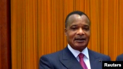 Le président Denis Sassou Nguesso de la république du Congo