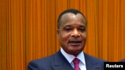 Le président Denis Sassou Nguesso de la République du Congo