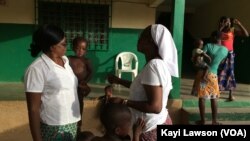 À la maison Ste Monique à Dapaong, au Togo, le 15 mai 2017. (VOA/Kayi Lawson)