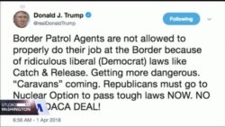 Predsjednik Trump poziva na strožije anti-imigrantske zakone. "Sanjari" bez zaštite.