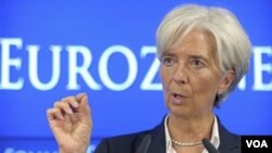 Direcktur IMF Christine Lagarde. Laporan IMF mengingatkan pentingnya AS untuk segera mengatasi krisis utangnya.