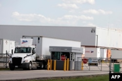 4일 분유 생산을 재가동한 '애보트'사의 미국 미시간주 스터기스 시내 시설. (자료사진)