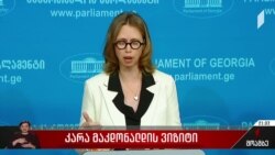 აშშ-ს სახელმწიფო მდივნის თანაშემწის მოადგილის, კარა მაქდონალდის ბრიფინგი საქართველოში 