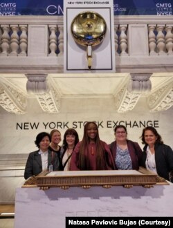 Obilazak berze na Vol stritu bio je deo programa posete Njujorku.