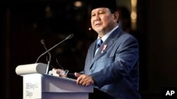Menteri Pertahanan Indonesia Prabowo Subianto 