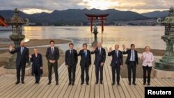 
رهبران گروه هفت در هیروشیما، ژاپن