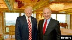 Presiden AS Donald Trump bersama Perdana Menteri Israel, Benjamin Netanyahu (Foto: dok).