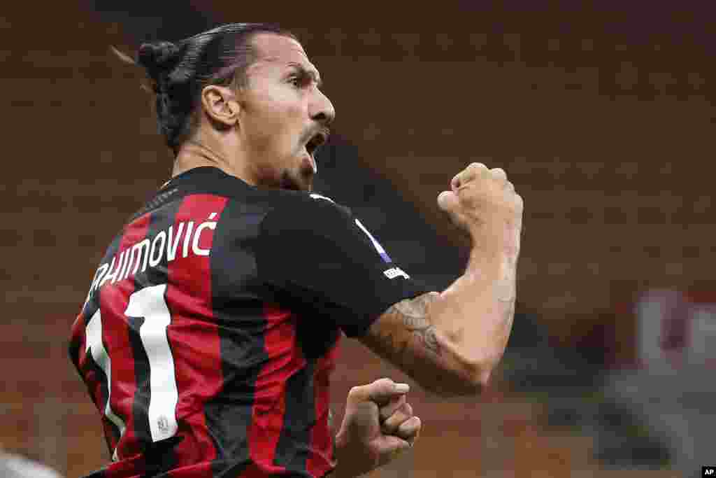 Zlatan Ibrahimovic ya AC Milan alobaki &quot;COVID emeki kobundisa nga. Likanisi libe.&quot; Abikaki mbangu na coronavirus mpe azalaki na lisano na Inter Milan na&nbsp;Derby della Madonnina le 17 octobre.