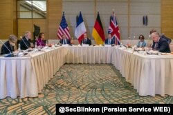 دیدار آنتونی بلینکن با مقامات چند کشور اروپایی در حاشیه نشست گروه ٢٠ در اندونزی. ٨ ژوئیه ٢٠٢٢