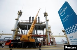 A general view shows Enagas liquefied natural gas (LNG) terminal at Zona Franca in Barcelona, Spain, March 29, 2022.
