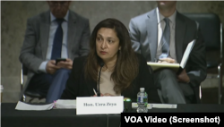 우즈라 제야 미 국무부 민간안보∙민주주의∙인권 담당 차관 (자료사진)