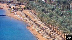 Pantai Laut Merah di Mesir (foto: ilustrasi). 