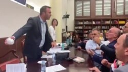 Хаос во македонското собрание