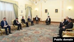 Azərbaycan xarici işlər naziri Ceyhun Bayramov İran Prezidenti Seyid İbrahim Rəisi ilə görüşüb