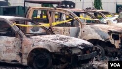 Wasu motoci da aka kona