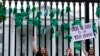 Demonstrators at White House Protest Overturn of Roe v. Wade