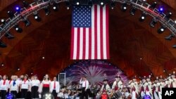 Proba proslave Dana nezavisnosti u Bostonu