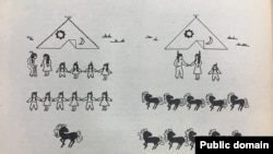 Illustration from a 1970s family planning pamphlet produced by the Department of Health, Education, and Welfare.