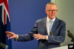 资料照：澳大利亚总理阿尔巴尼斯