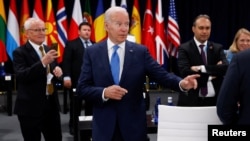 Presiden AS Joe Biden berada di Madrid, Spanyol untuk menghadiri KTT NATO, Rabu (29/6). 