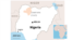 A map of Nigeria showing Zamfara State.