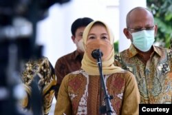 Ketua BPK Isma Yatun mengatakan dari 87 Kementerian/Lembaga hanya ada empat K/L yang meraih predikat Wajar dengan pengecualian (WDP). (Setpres RI)
