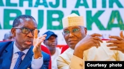 Gwamna Ifeanyi Okowo, hagu da Atiku Abubakar, dama (Hoto: Facebook/Ifeanyi Okowo)