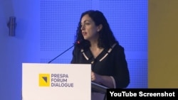 Вјоса Османи-Садриу, претседателка на Косово