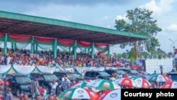 Wani gangami da jam'iyyar PDP a Najeriya (Hoto: Facebook/PDP)