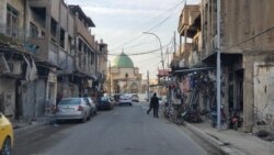 More than three years after Islamic State militants were defeated in northern Iraq, many parts of the city of Mosul are still in ruins, Jan. 29, 2020. (H.Murdock/VOA)