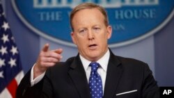 Juru bicara Gedung Putih, Sean Spicer (foto: dok).