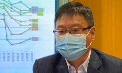 香港浸会大学政治及国际关系学系副教授陈家洛。 (美国之音/汤惠芸）