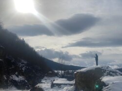 Evropska biciklistička turneja, Elio Dauch i Justin Poux, BIH, januar 2021.