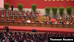 북한 노동당 제8차 대회가 6일 평양 4.25문화회관에서 시작됐다.