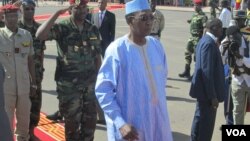 Idriss Déby Itno, président de la république du Tchad, le 7 novembre 2015. (VOA/André Kodmadjingar)