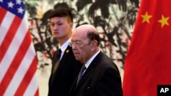 U.S. Commerce Secretary Wilbur Ross arrives to the Diaoyutai State Guesthouse to attend a meeting with Chinese Vice Premier Liu He in Beijing, June 3, 2018. U.S. Commerce Secretary Ross is in Beijing for talks on China's promise to buy more American goods after Washington ratcheted up tensions with a new threat of tariff hikes on Chinese high-tech exports. 