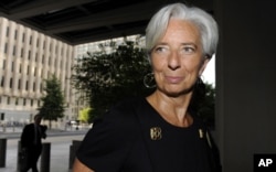La Française Christine Lagarde, directrice générale du FMI.