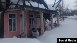 დანგრეული სახლი ოზურგეთში, სოფელ ორმეთში 