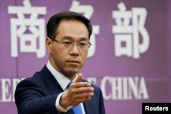 가오펑 중국 상무부 대변인.