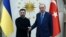 Ukrayna Cumhurbaşkanı Zelenski Ankara ziyareti çerçevesinde Cumhurbaşkanı Erdoğan'la biraraya geldi. 