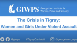 ጸብጻብ: ኣብ ጉዳይ ኣብ ክልል ትግራይ ዘለዋ ደቂ ኣንስትዮን ኣዋልድን ዘጋጥም መጥቓዕቲን ብዝምልከት ጆርጅ ታውን ዩኒቨርሲቲ ዘዳለዎ ዘተ